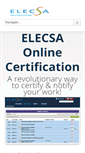 Mobile Screenshot of elecsaonline.com